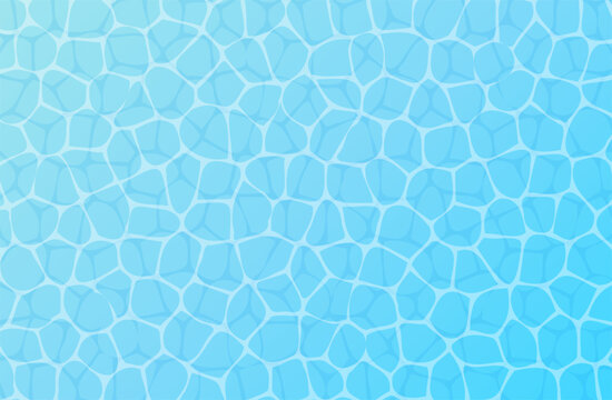 水面の背景　水色　青　海　イラスト