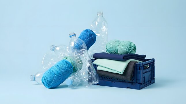 Recycling Plastic Bottles into Yarn and Fabric