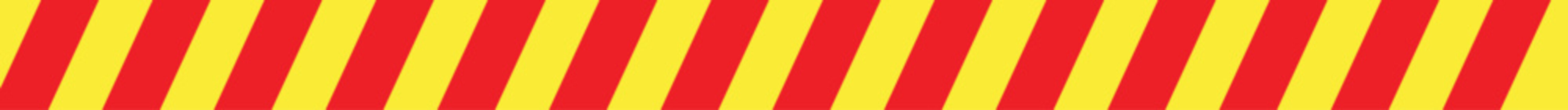 Set of caution tapes with black and yellow,black and red diagonal slashes or chevron print. Warning borders in construction work zone or crime scene. Danger, Attention tapes. Flat vector illustration 
