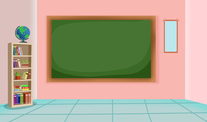 room with tv and blackboard © Desi
