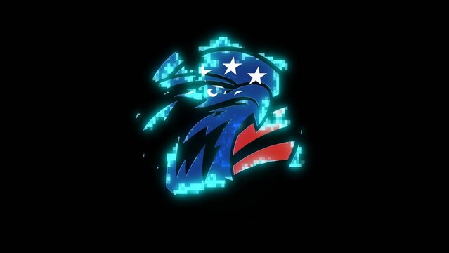 Energetic Futuristic Glitch Logo Reveal