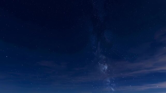Stunning night sky filled with stars and the Milky Way galaxy. A breathtaking view of the cosmos, perfect for astronomy enthusiasts and nature lovers