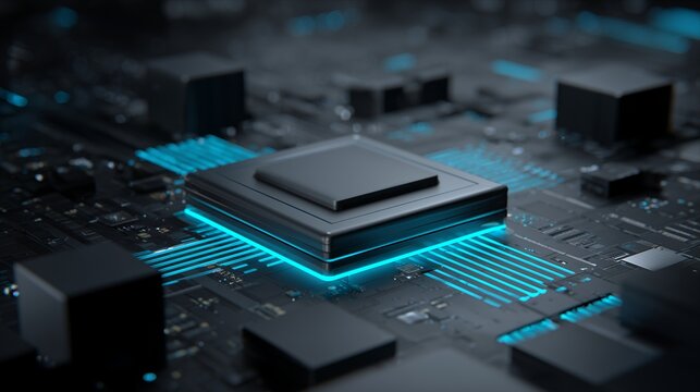 Microprocessor Architecture with High Performance Computing Infrastructure, Semiconductor Processing Technology, Enterprise Hardware Platform, Digital Processing Unit,Modern Computing Systems Concept 