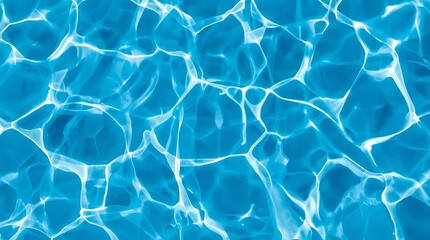 Obraz premium Abstract View of Sparkling Blue Water Surface.