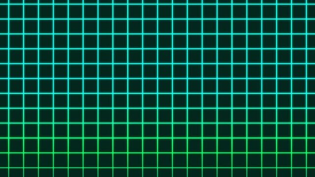 Abstract background and animated grid line for alpha channel or layer footage. Glowing motion background for technology animation.