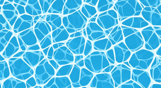 Abstract blue water surface caustics texture