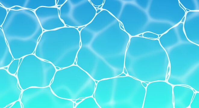 Abstract water surface pool caustic reflection background
