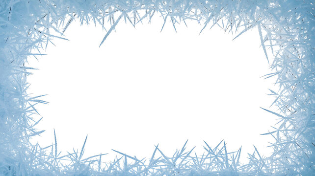 Frozen Frosty Border Frame