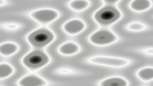 Abstract light pattern with glowing geometric shapes on gray background