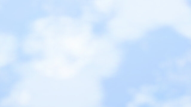 A Soft Watercolor Abstract Background Featuring Light Blue Clouds for a Serene Atmosphere