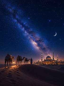 Isra miraj template post design 3