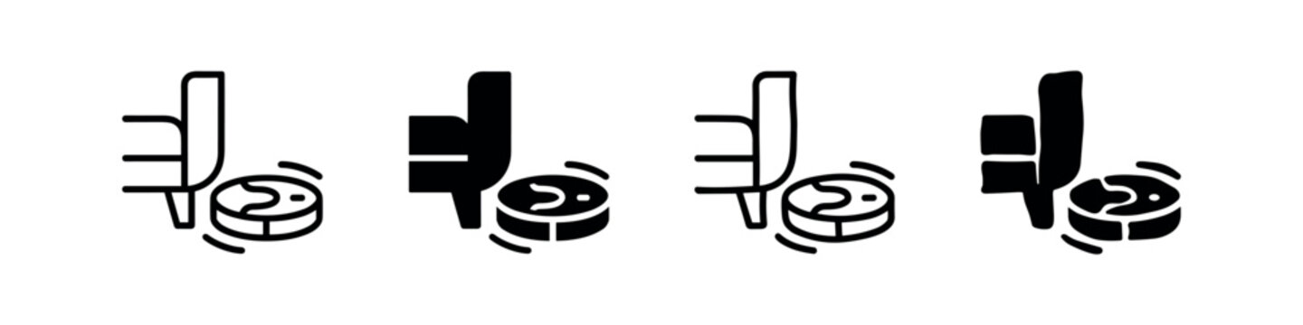 Parking Meter and Coin Icon Set - Urban Street Payment in Different Styles