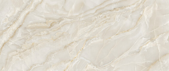 Marble texture background with subtle gold veins layered across a warm ivory onyx stone surface