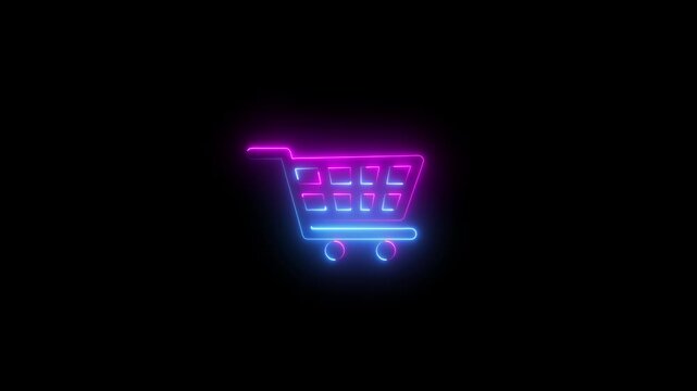 shopping cart in browser window icon on white,Shopping cart and dollar symbol icon isolated on black background. Online buying concept with 4k video animation