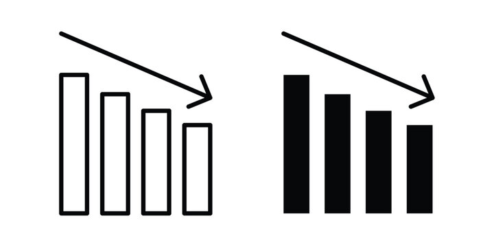 Chat arrow down icon editable. Vector pack in black