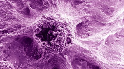 Obraz premium Microscopic View of Acinar Lung Adenocarcinoma Showing Cancerous Tissue Structure and Cellular Patterns, Medical Pathology Concept for Oncology Research, Diagnosis and Healthcare Education
