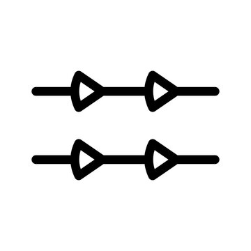 Geometric shapes intersect in a graphic design