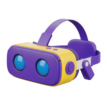 Playful Safe Virtual Reality Goggles for Kids Adjustable Screenless DualLens