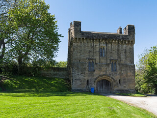 Morpeth Castle gatehouse at the historic market town in Northumberland, UK. © joe888