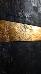 Naklejka premium Dark, Rustic Texture with Gold Accent