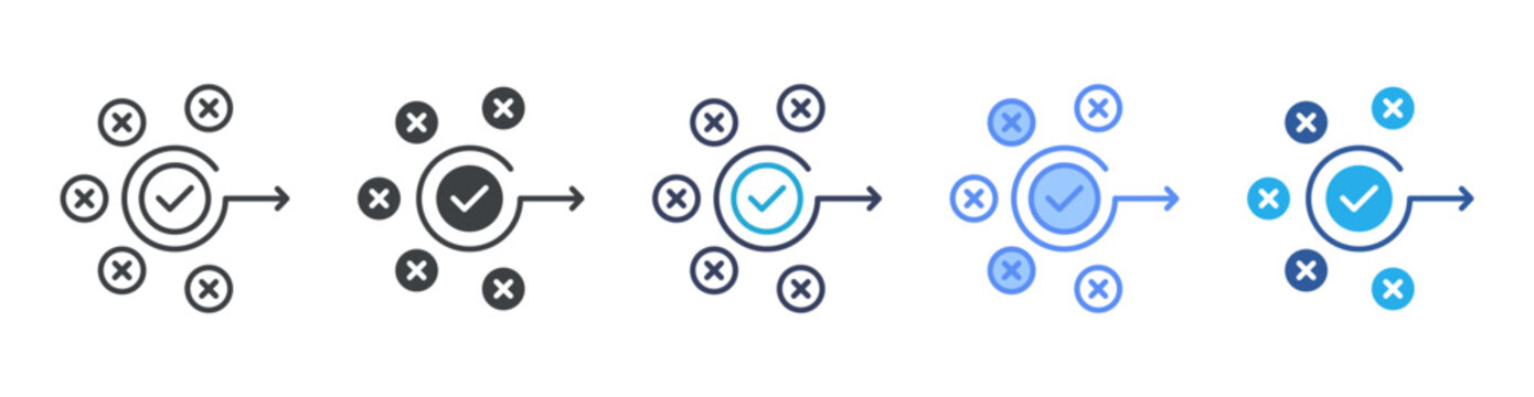 Resolve icon set multiple style collection