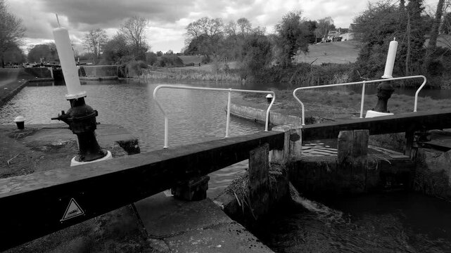 Hatton Locks Grand Union Canal Warwickshire England.