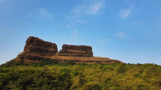 Taila Baila Fort Trek Near Pune most prominent places in the Sahyadris, famous for its rock climbing 