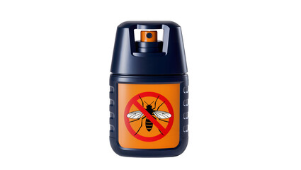 Insect repellent spray can with no mosquito symbol © Julia