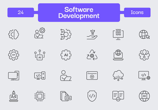 Software Development Icon Set