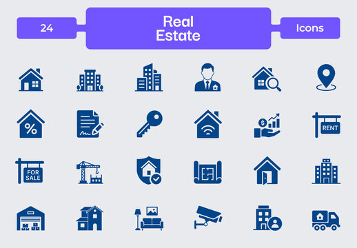 Real Estate Icon Set