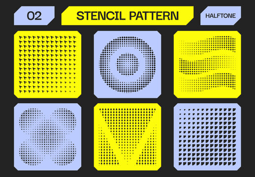 Halftone Stencil Patterns