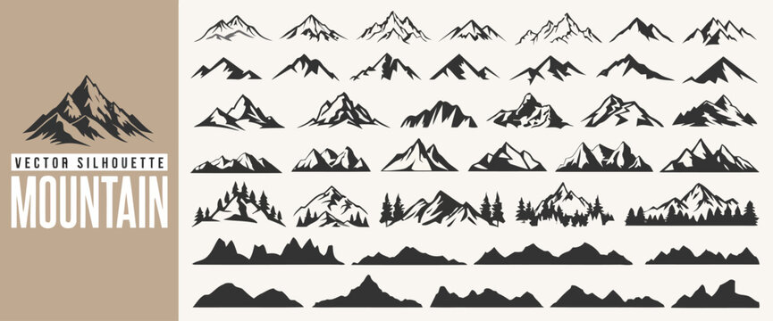 Mountain Silhouettes Collection