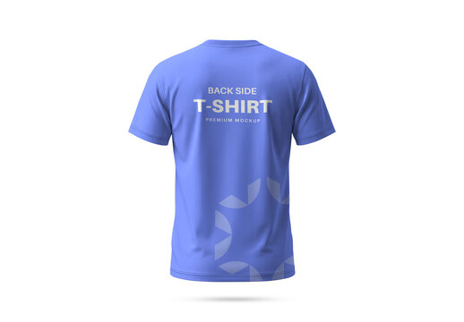 Back Side T-Shirt Mockup Template