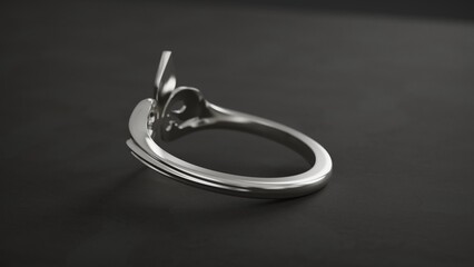 Fleur de Lis Statement Ring Medieval French Royal Symbol © Nada