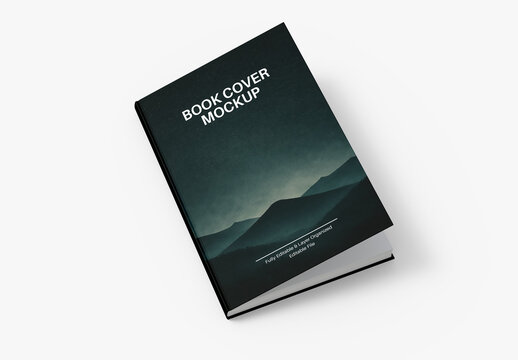 Modern Hardcover Book Cover Mockup