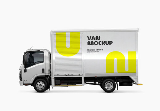 Delivery Van Mockup
