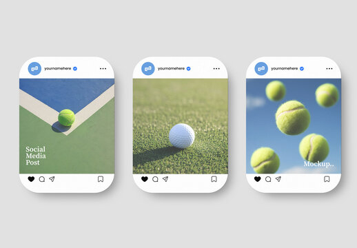 Social Media feed PSD Mockup