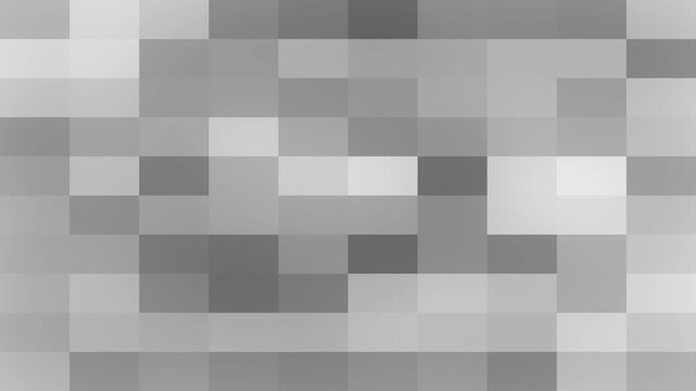 Digital square grid white grey background. Seamless looping animation 4k video animation.