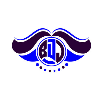 BDJ letter logo creative design. BDJ unique design