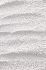 Obraz premium Texture of bread mixture, baking powder, flour, protein, healthy food, sport food 