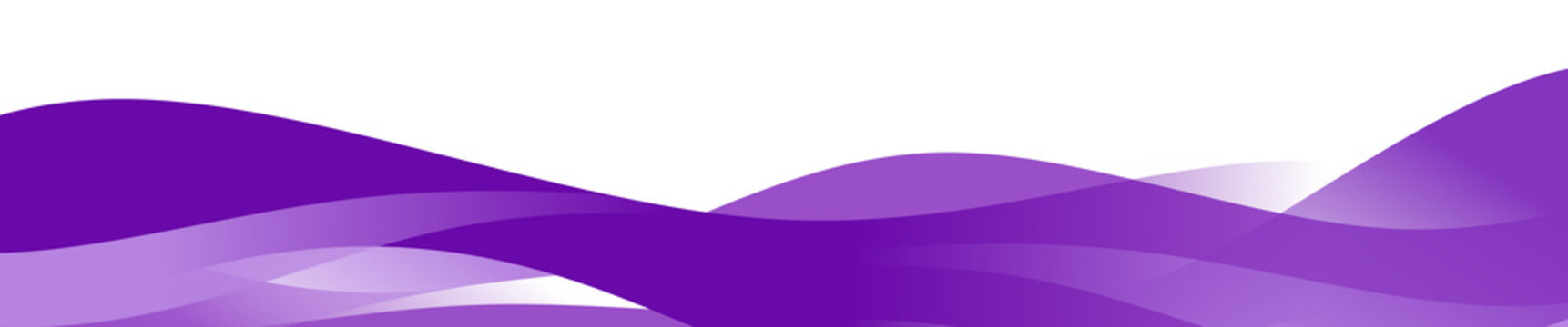 Abstract Dark Purple Elegant Wave Footer element