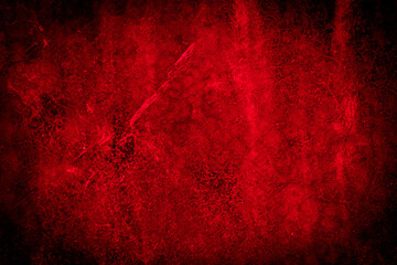 Naklejka premium Old wall texture cement black red background abstract dark color design are light with white gradient background.