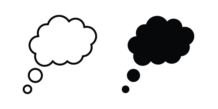 Dream cloud icon editable stroke Line pack. Clipart icon set