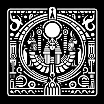 vector of an ornament ancient egyptian