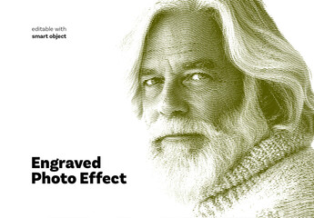 Engraved Photo Effect