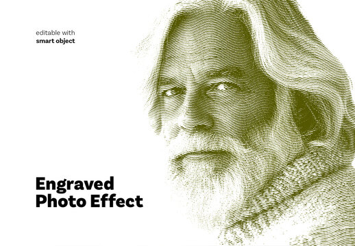 Engraved Photo Effect