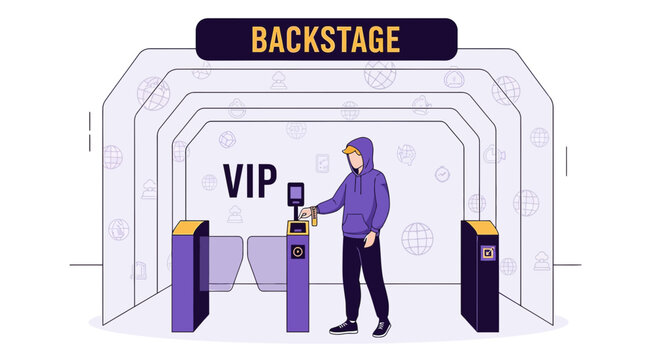 VIP Backstage Access Pass Entrance