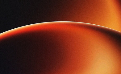 Red planet mars atmospheric horizon view © MD