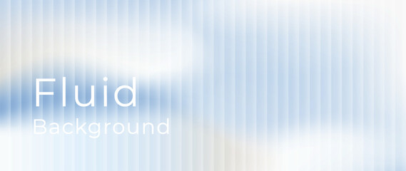 Plakat Fluid striped gradient background. Abstract cloudy grey blue sky. Soft holographic blur and smooth light transitions. Modern immersive aesthetic for creative UI, startup branding, digital design