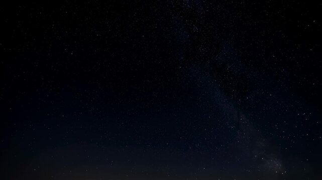 Stunning night sky filled with stars and the Milky Way galaxy. A breathtaking view of the cosmos, perfect for astronomy enthusiasts and nature lovers
